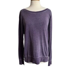 Maurices Women's Heathered Purple Burnout Sweatshirt size Medium